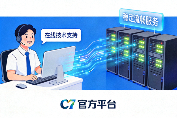 C7官方平台提供稳定流畅服务与即时技术支持的场景