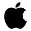 Apple iOS操作系统标志 - 黑色苹果logo