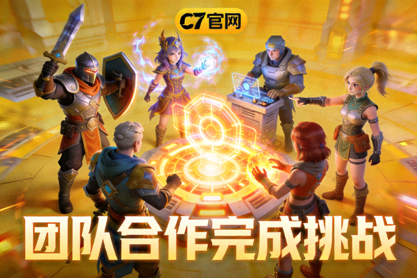 C7官网多人协作游戏场景 - 团队合作完成挑战