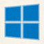 Microsoft Windows操作系统标志 - 蓝色四格窗口